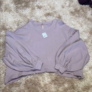 Free People Lavender Sweatshirt
